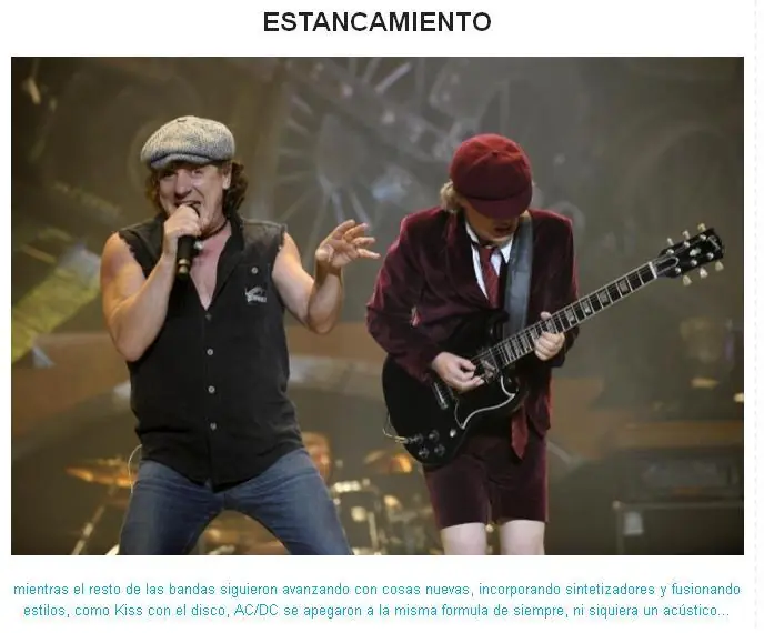 Desmitiendo: "AC/DC los más sobrevalorados papá"