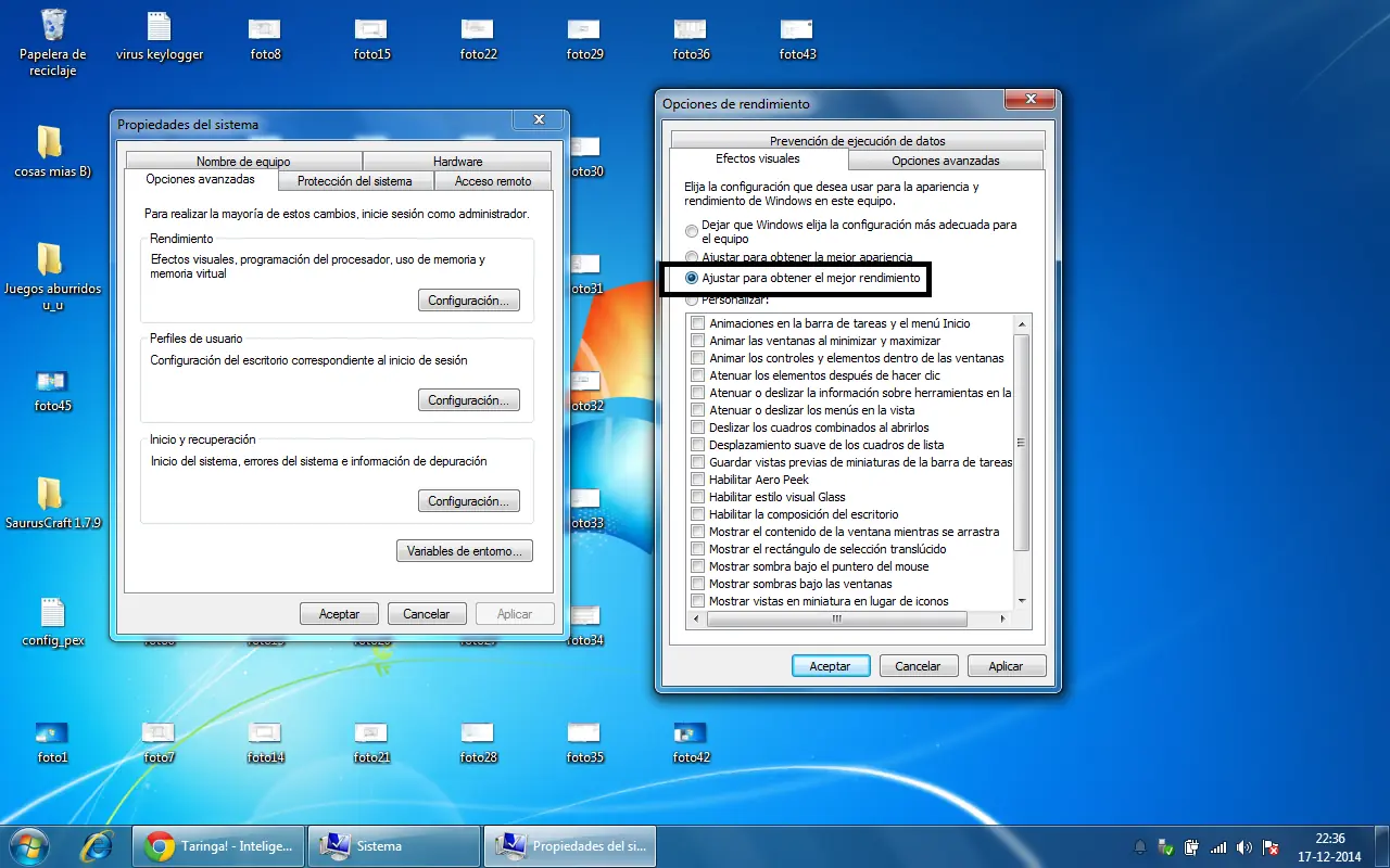 rendimiento