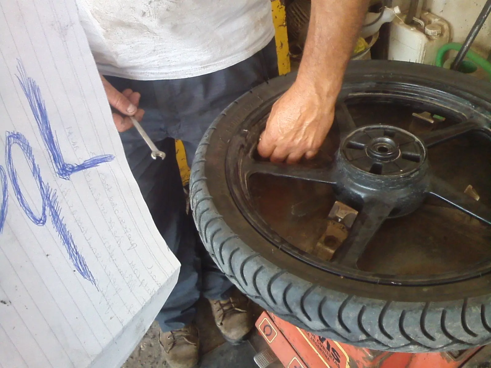 Mi aventura arreglando la moto