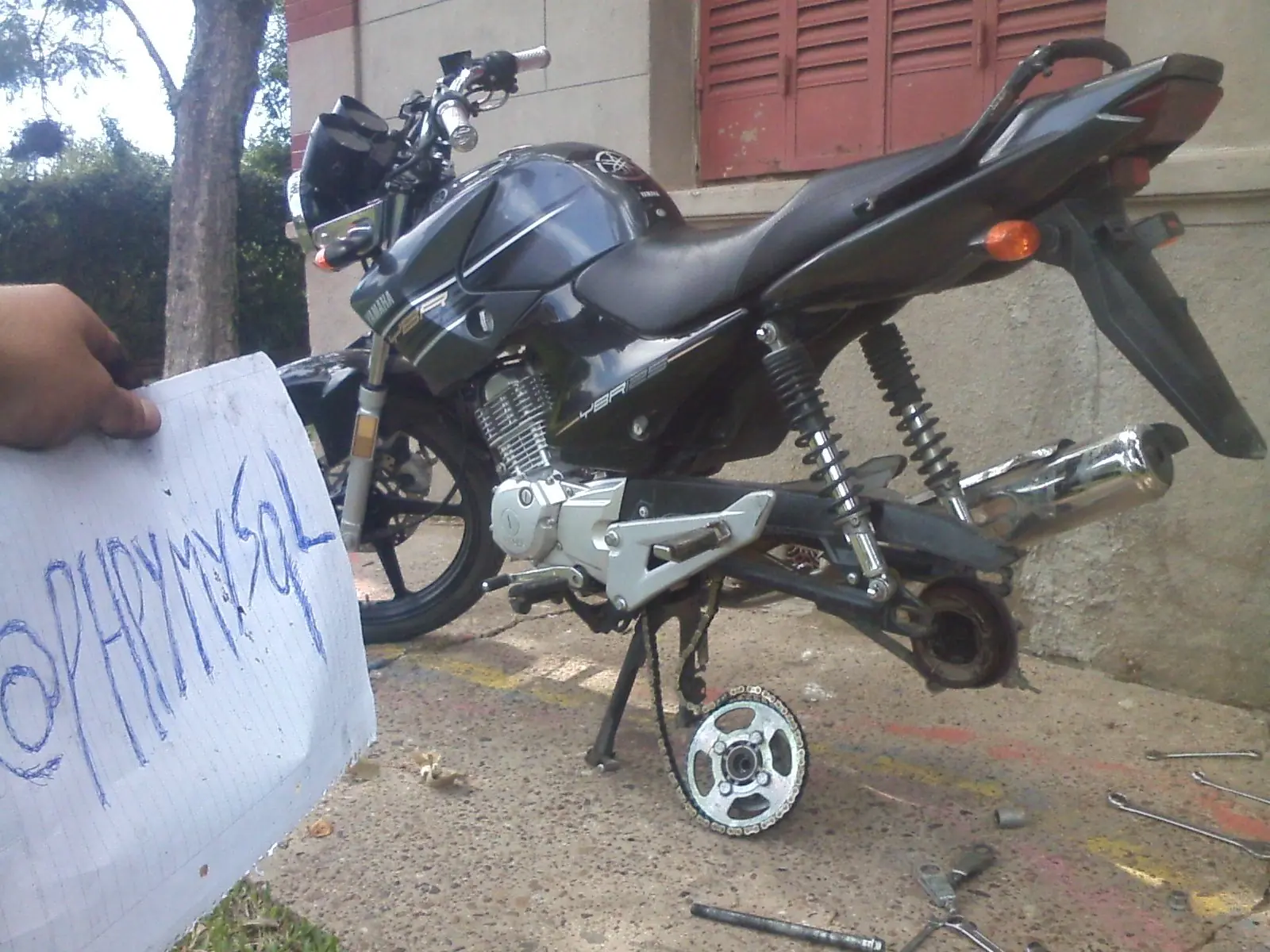 Mi aventura arreglando la moto