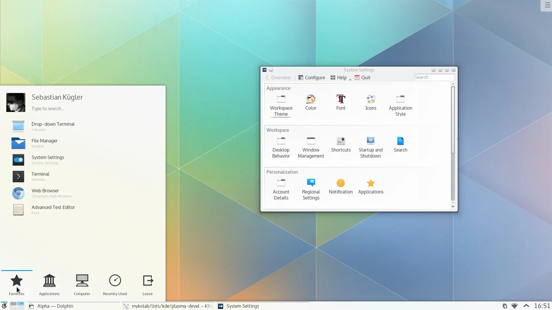 Plasma 5.1.2 disponible ¿estás listo para usarlo?