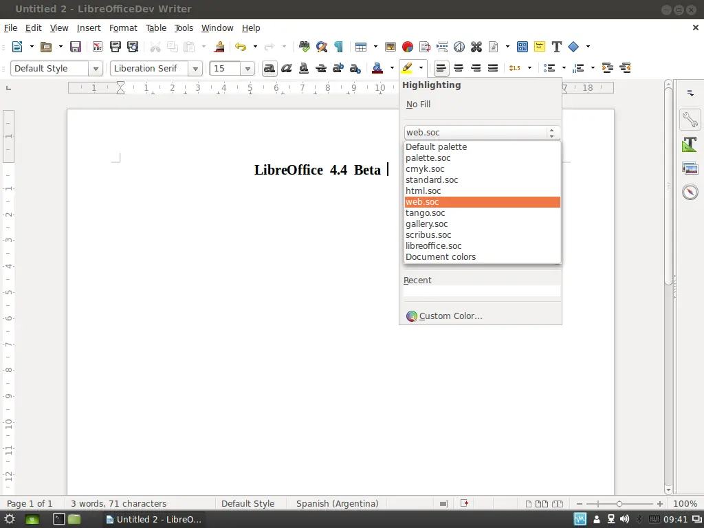 LibreOffice 434