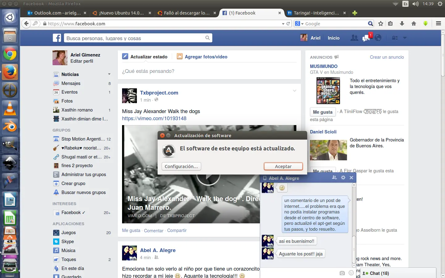 problemas al actualizar ubuntu 14.04.