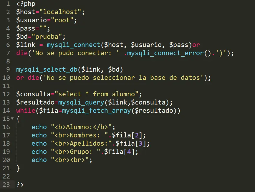 PHP para noobs parte 6.1 (Consulta MySql)