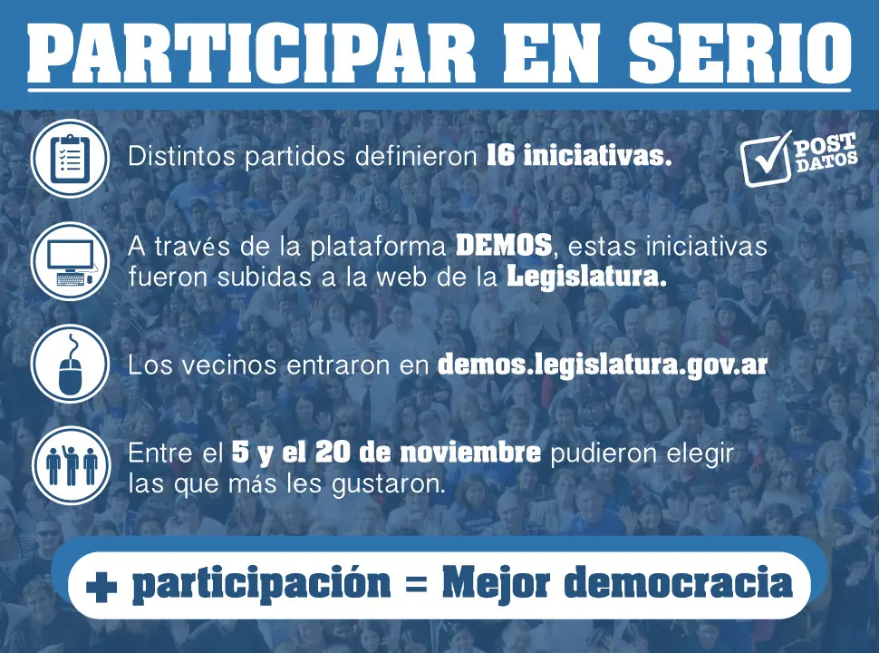 Participar en serio