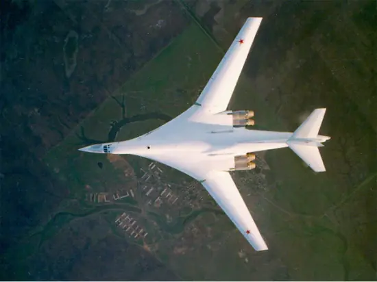Avion de combate Túpolev Tu-160