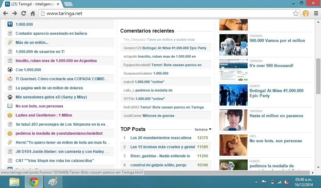 millon de usuarios