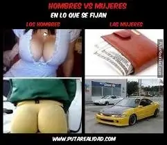 Hombres vs mujeres
