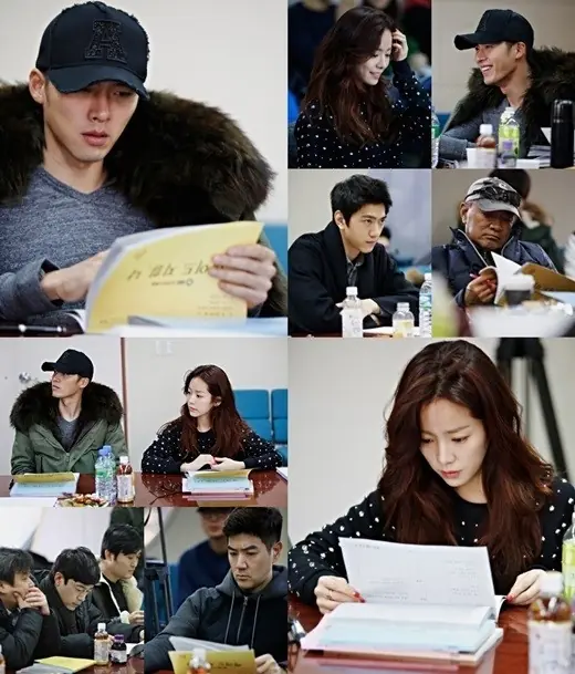 Hyun Bin y Han Ji Min participan en la lectura del guión pa