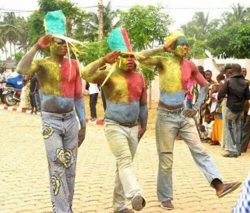 Un día normal en Africa .