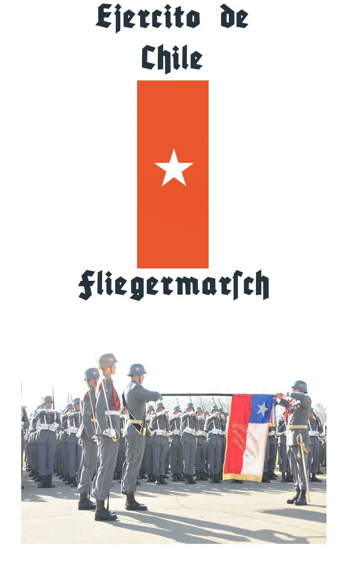 Bandas del Ejercito de Chile - 1º; Fliegermarsch