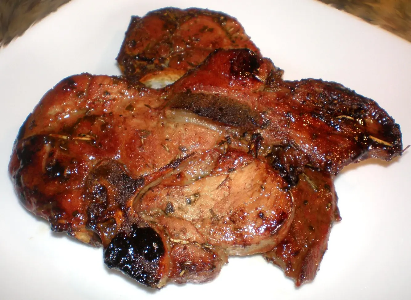 Pasa lince, costeletas de cerdo rápidas y ricas.