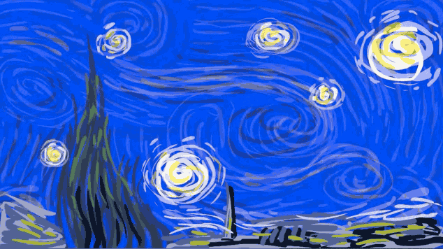 la noche estrellada