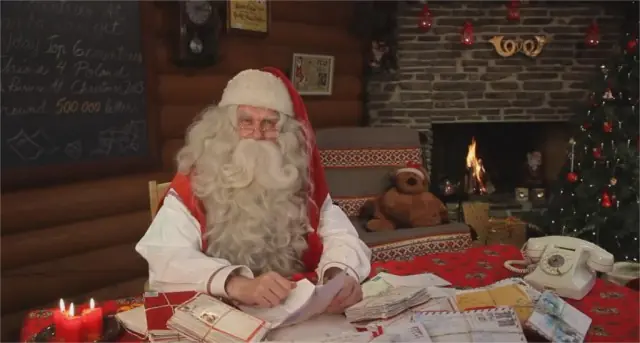 Papá Noel manda un mensaje especial para los niños.