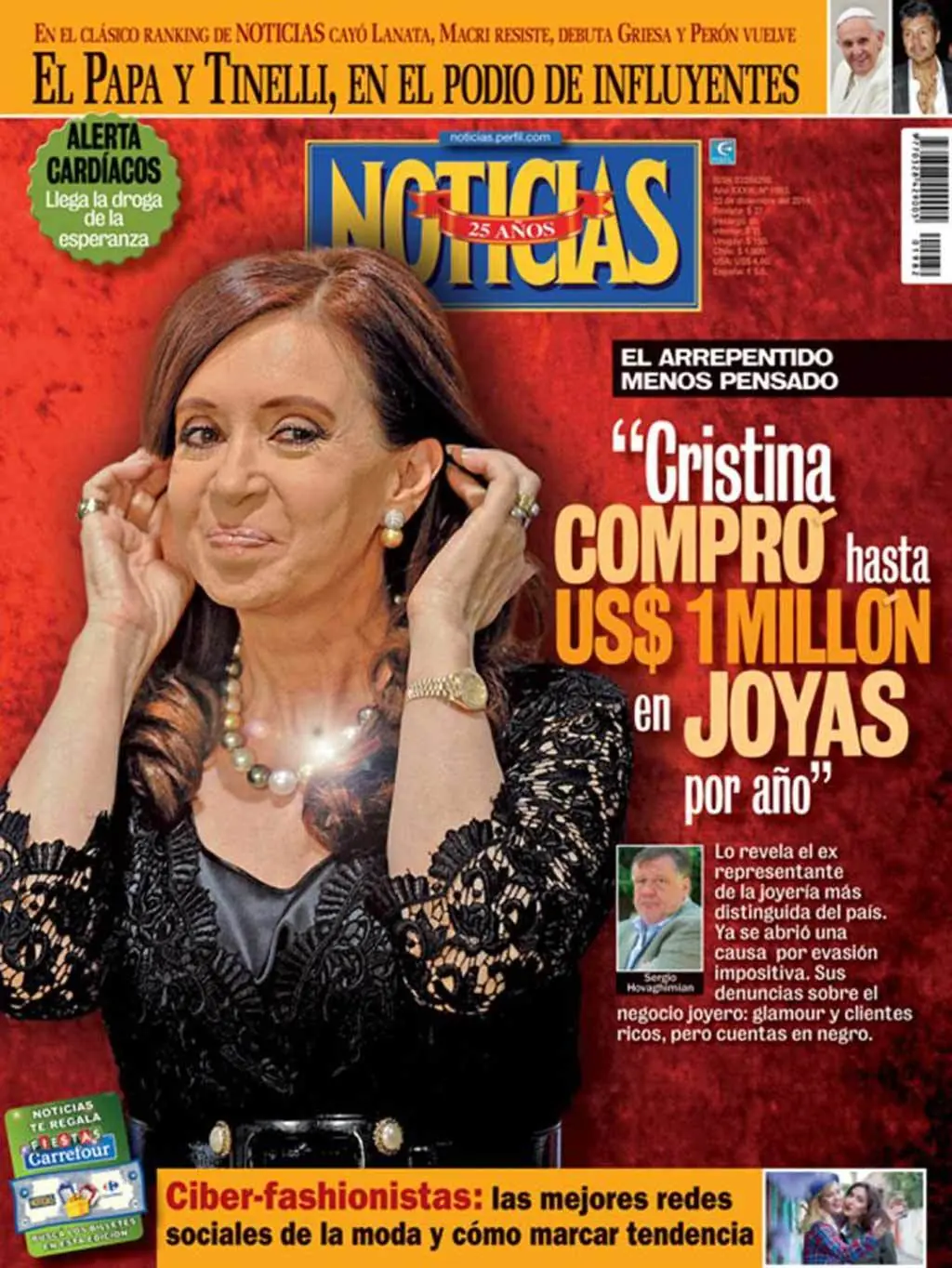 Las joyas de Cristina. Una locura.
