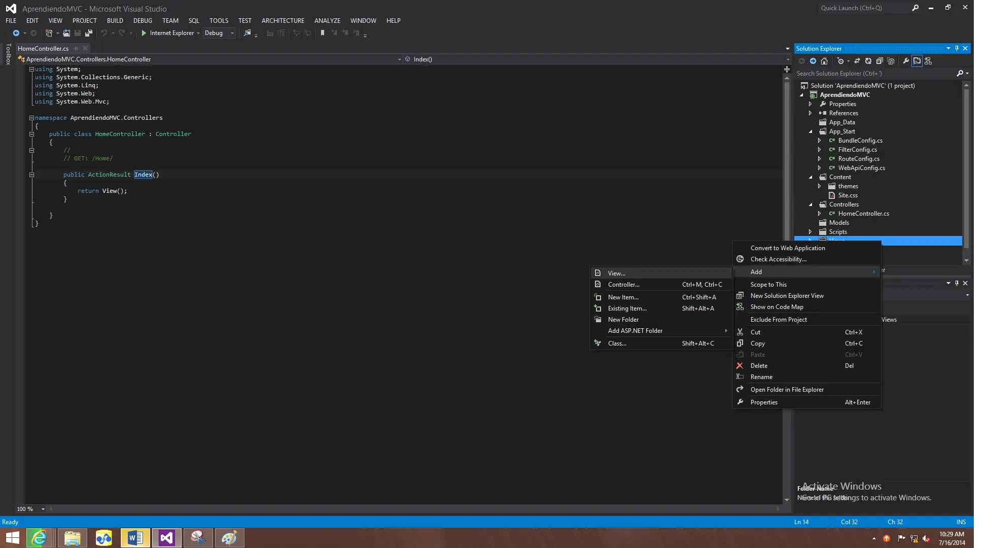 ¿Aprendemos asp.net MVC? C#