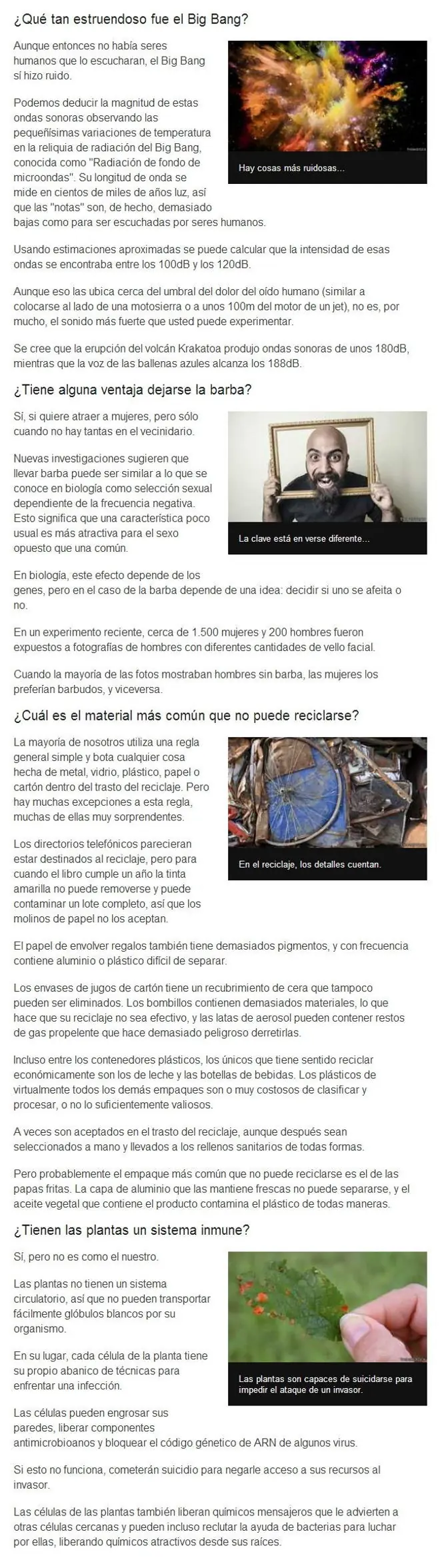 curiosas