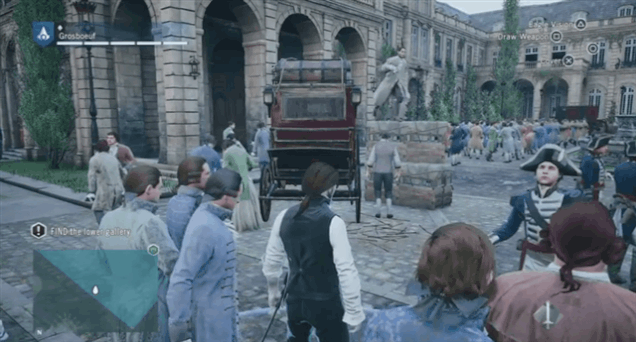 Los memes y bugs de AC Unity