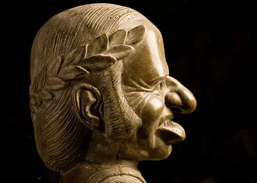 Esculturas graciosas de políticos Argentinos