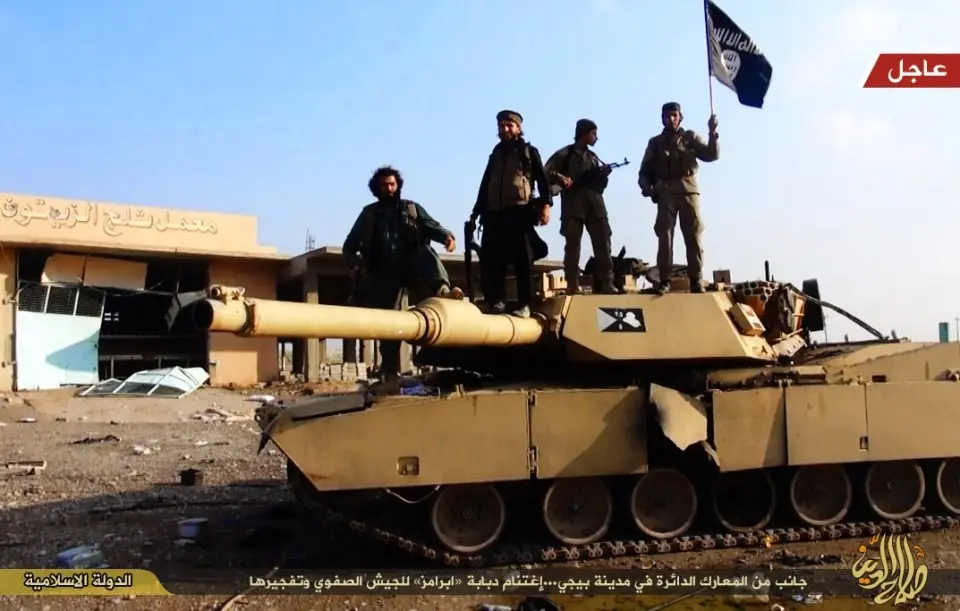 Abrams destruido en Irak