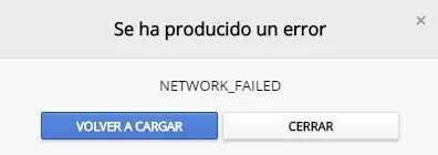 instalar adblock en chrome con error network failed