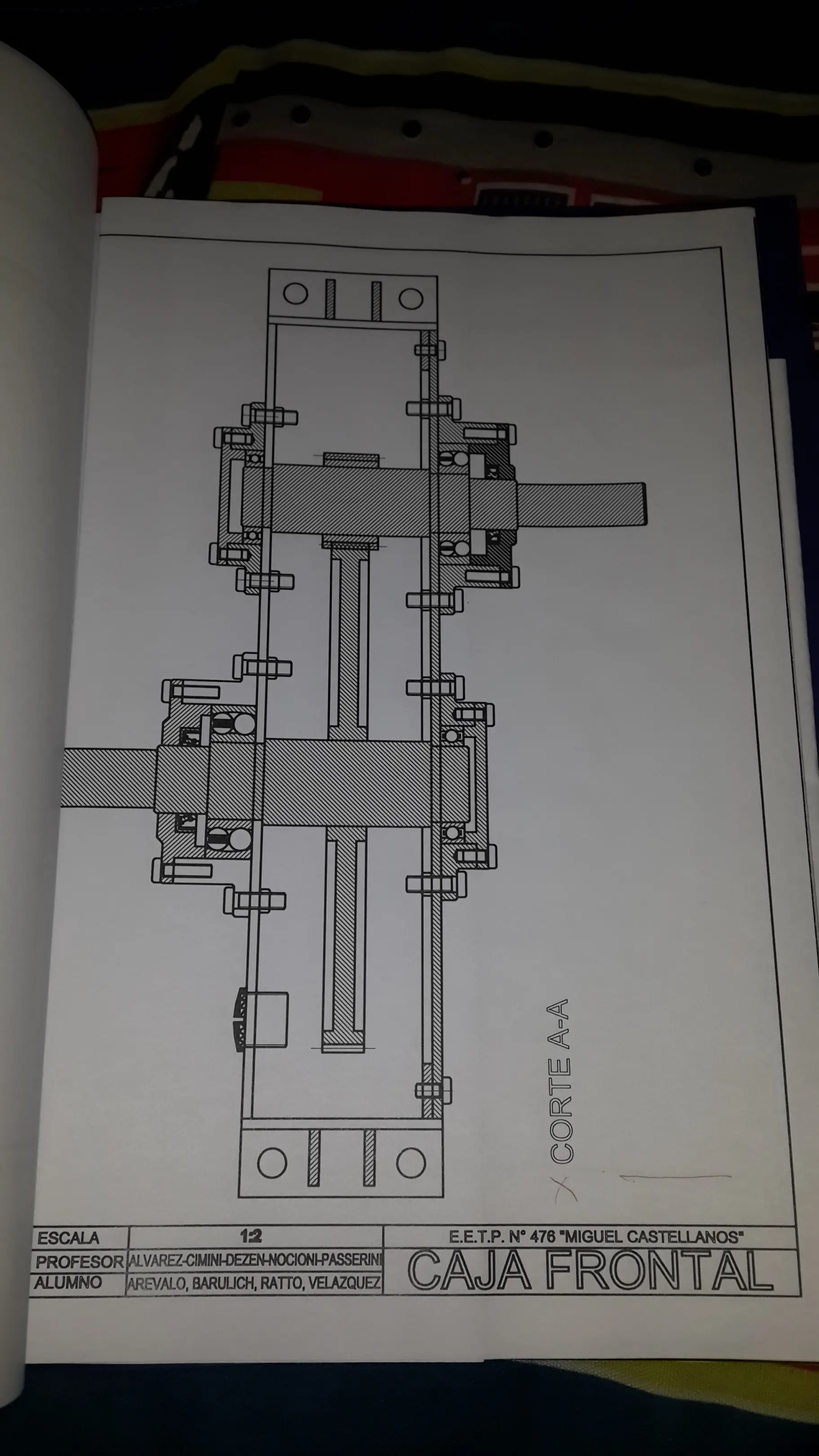 Hice una caja reductora de velocidades