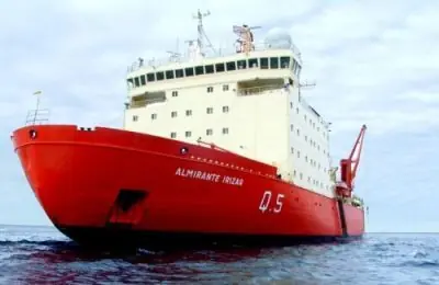 ORGULLO. El rompe hielo Argentino como nuevo.
