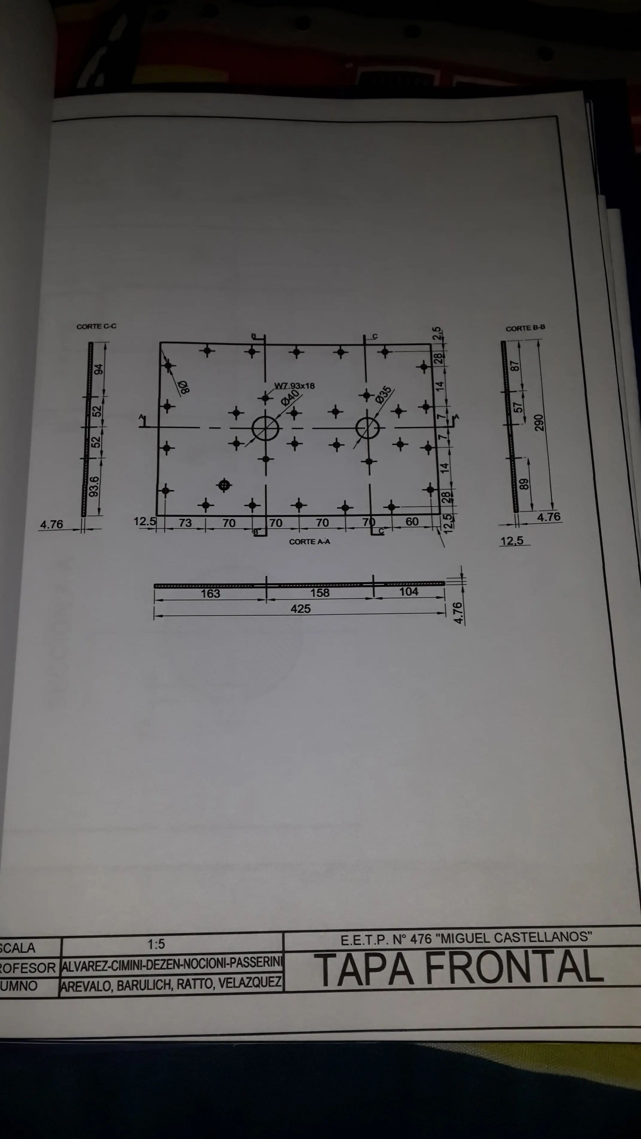 Hice una caja reductora de velocidades