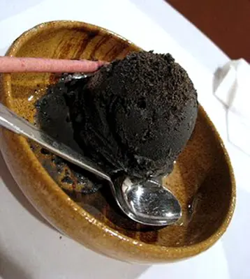 una lista con los helados una lista con los helados