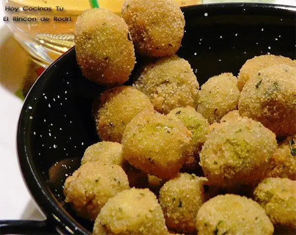 Receta Aceitunas fritas