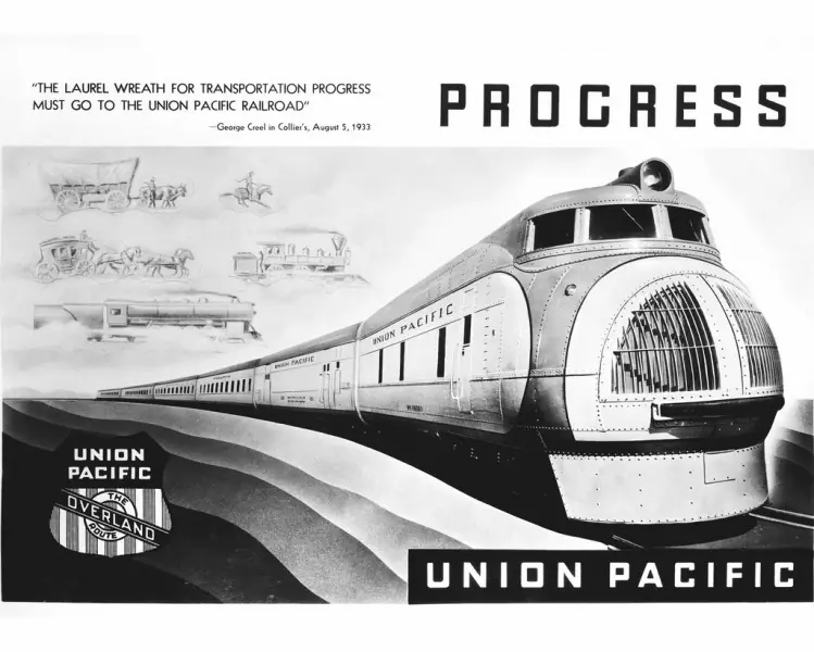 Coche motor M-10000 de EMC-Union Pacific