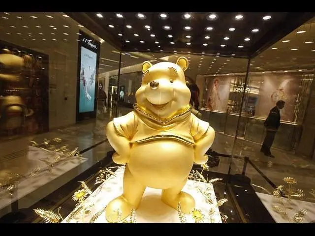 Winnie The Pooh de oro