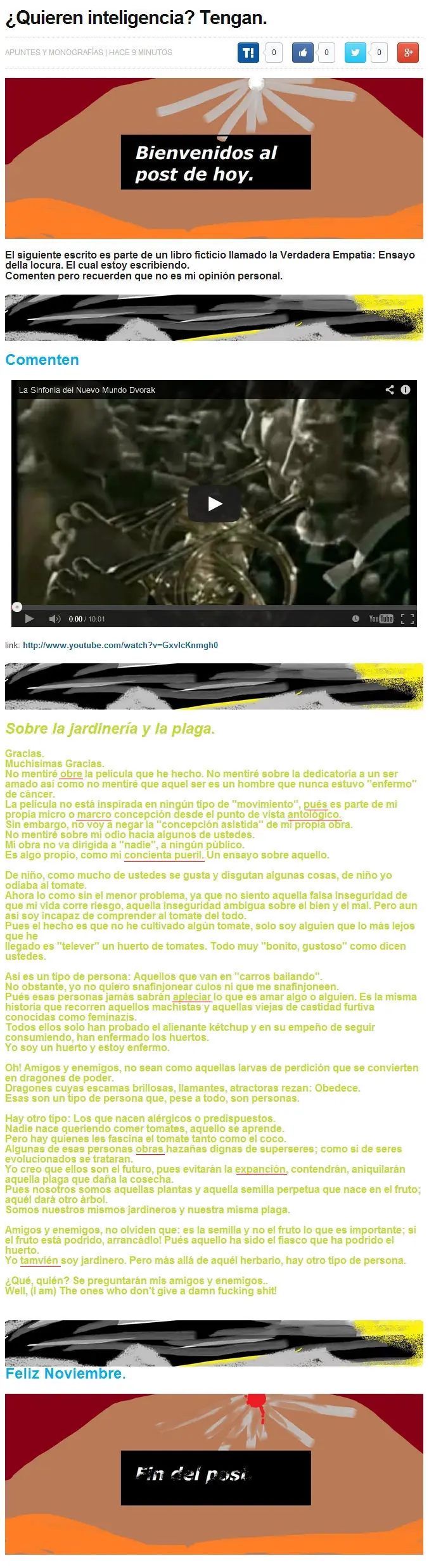 ¿Quieren inteligencia? Tengan.