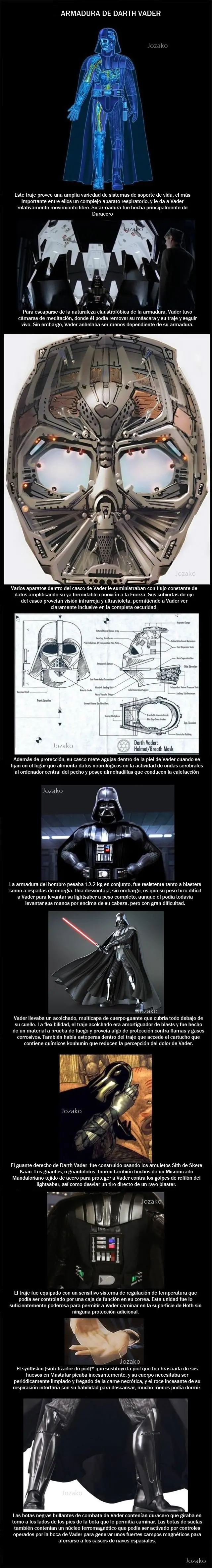Así funciona el traje de Darth Vader