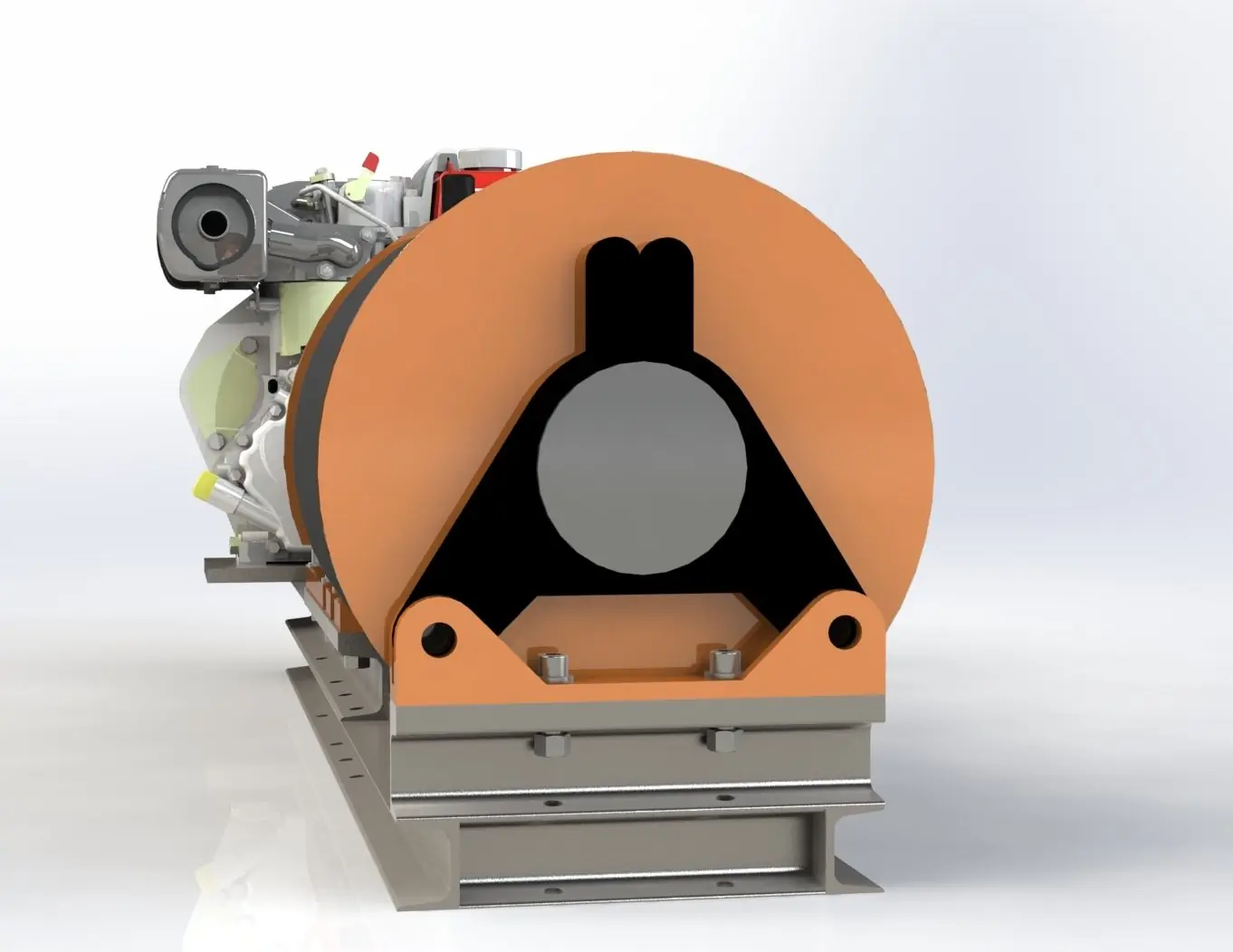 Solidworks modelos 3d de gruas y winch