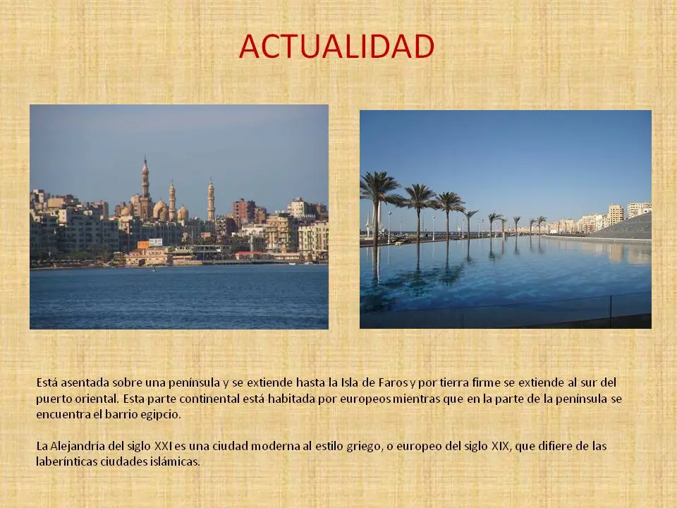 Alejandría, la ciudad de los mil palacios