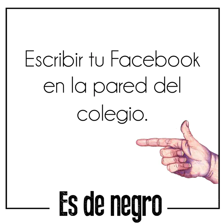 es de negro
