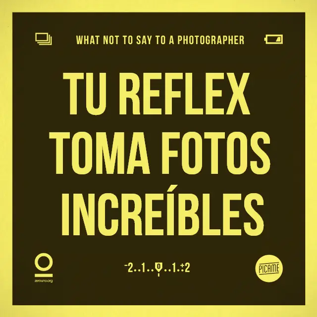 14 cosas que no debes decirle a un fotógrafo