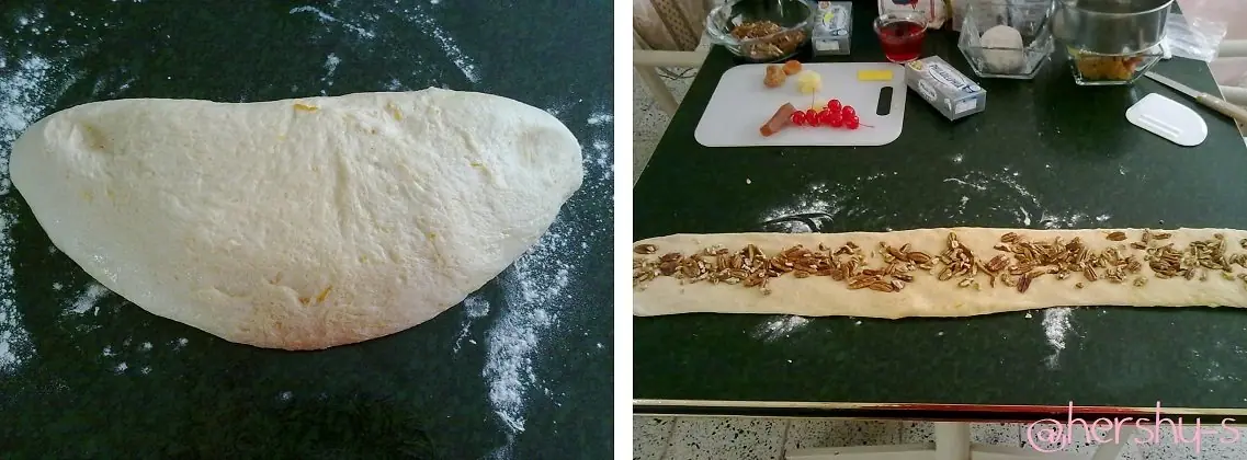 rosca rellena de queso philadelp