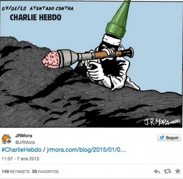 Los dibujos que dejó el ataque terrorista al semanario