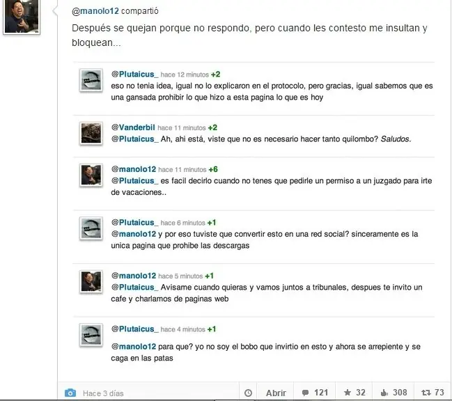 Hace un año Taringa! prohibía las descargas