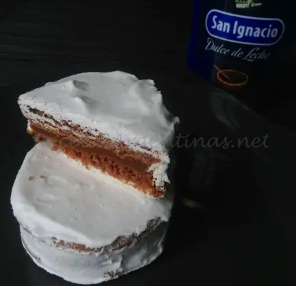 Alfajores dulce de leche Glaseados