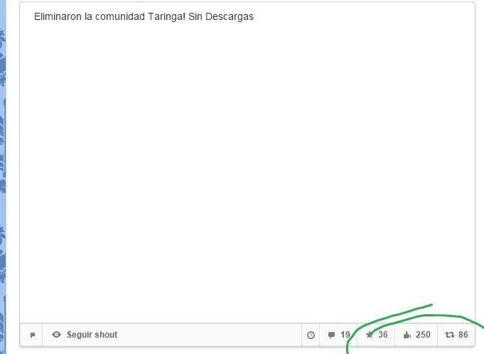 taringa sin descargas