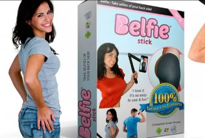 Belfie stick, un palo para sacarse fotos del trasero