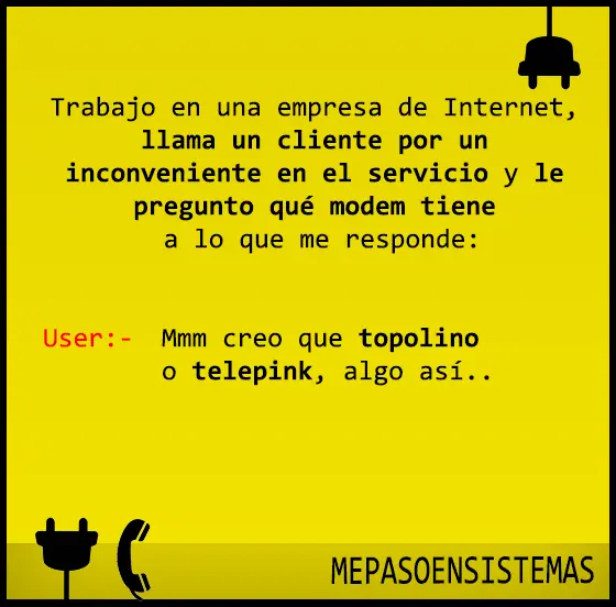 Me paso en sistemas, entra y reíte maquina