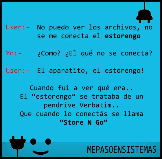 Me paso en sistemas, entra y reíte maquina