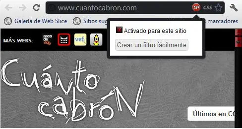 Como quitar la publicidad de Taringa!