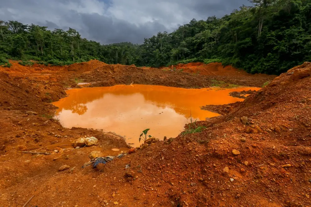 Fiebre del oro en Ghana