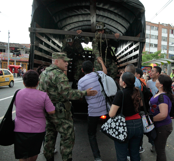 batidas ilegales en bogota
