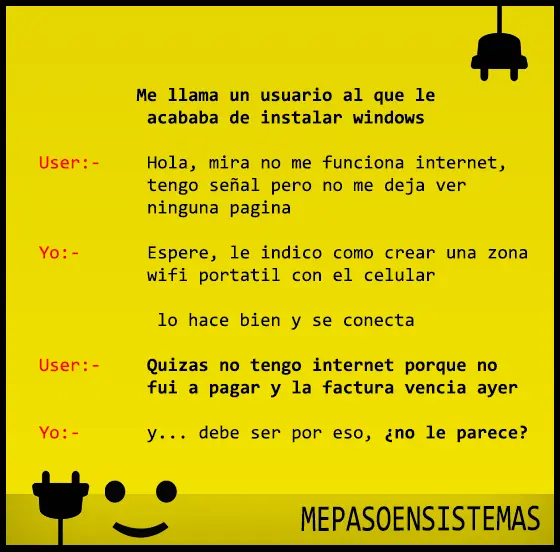 me paso en sistemas